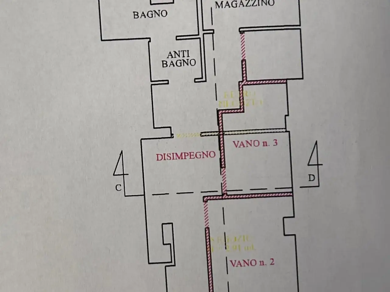 Negozio in Via Francesco Corteccia, Firenze, {3} - Planimetria 1