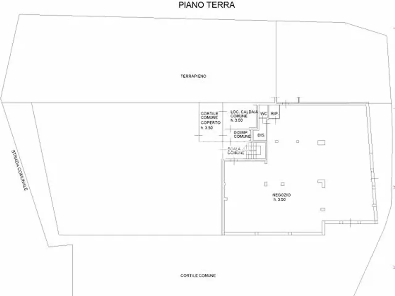 Supermercato in Via Cesare Battisti, Sulzano, {3} - Planimetria 1
