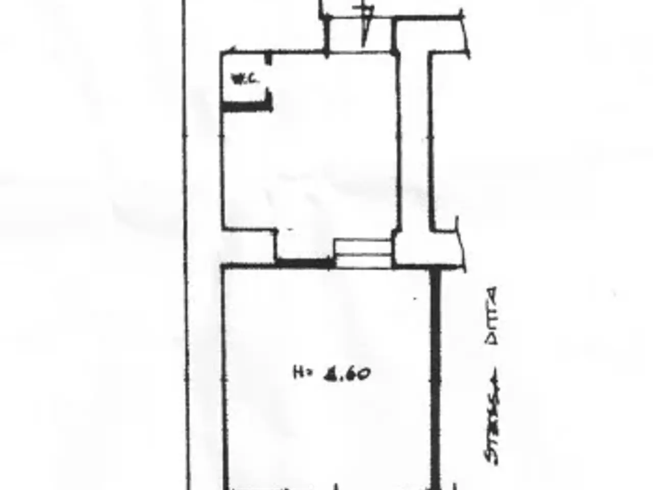 Negozio in Via Piedigrotta, Napoli, {3} - Planimetria 1