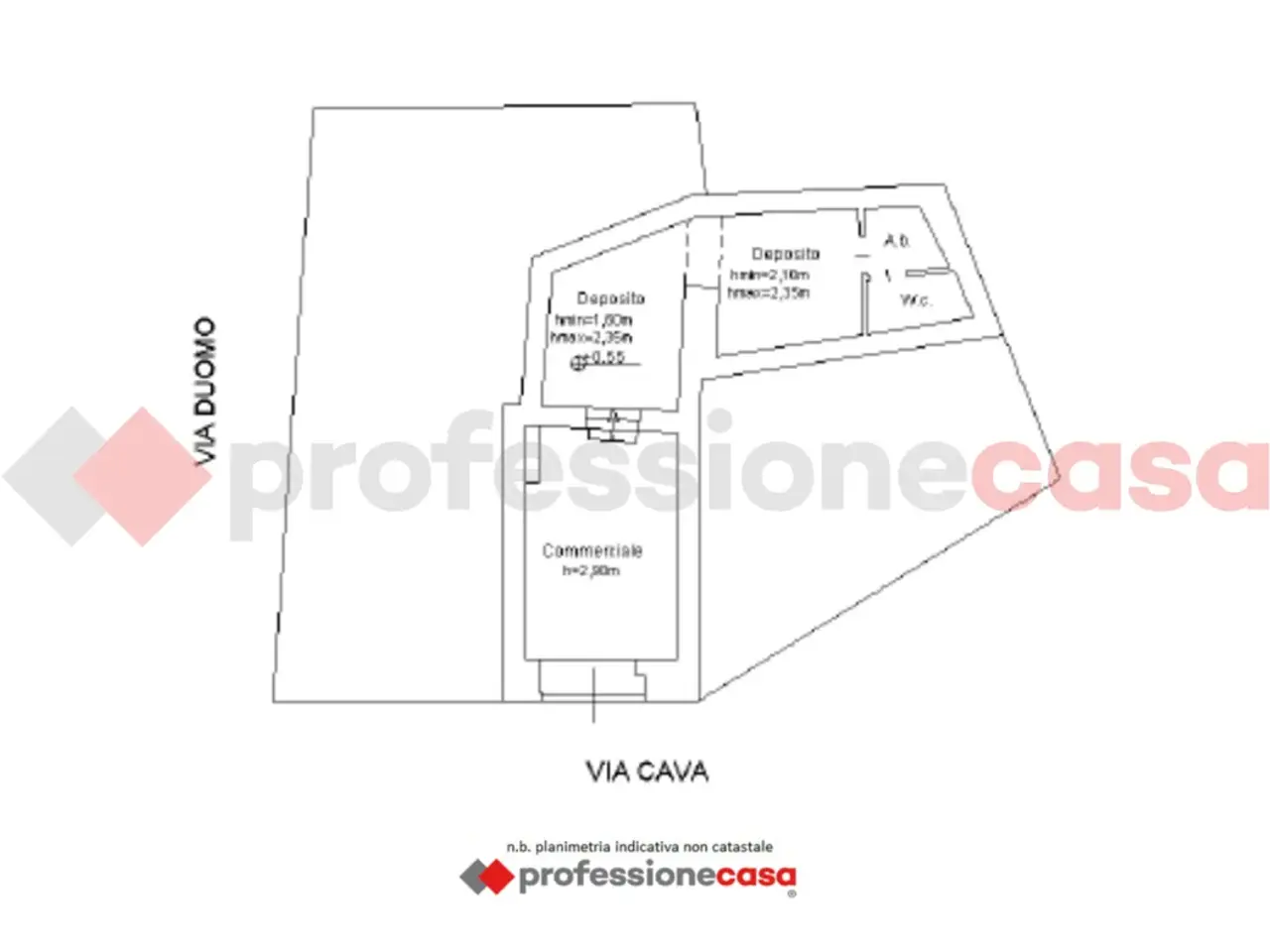 Negozio in Via Cava 124, Taranto, {3} - Planimetria 1