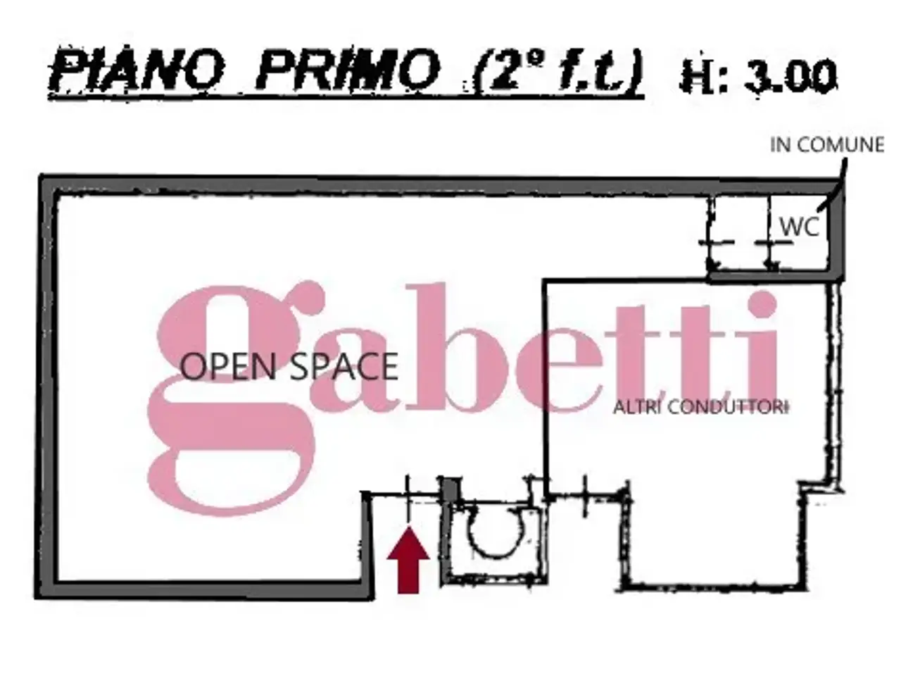 Ufficio in Corso Orbassano 336, Torino, {3} - Planimetria 1