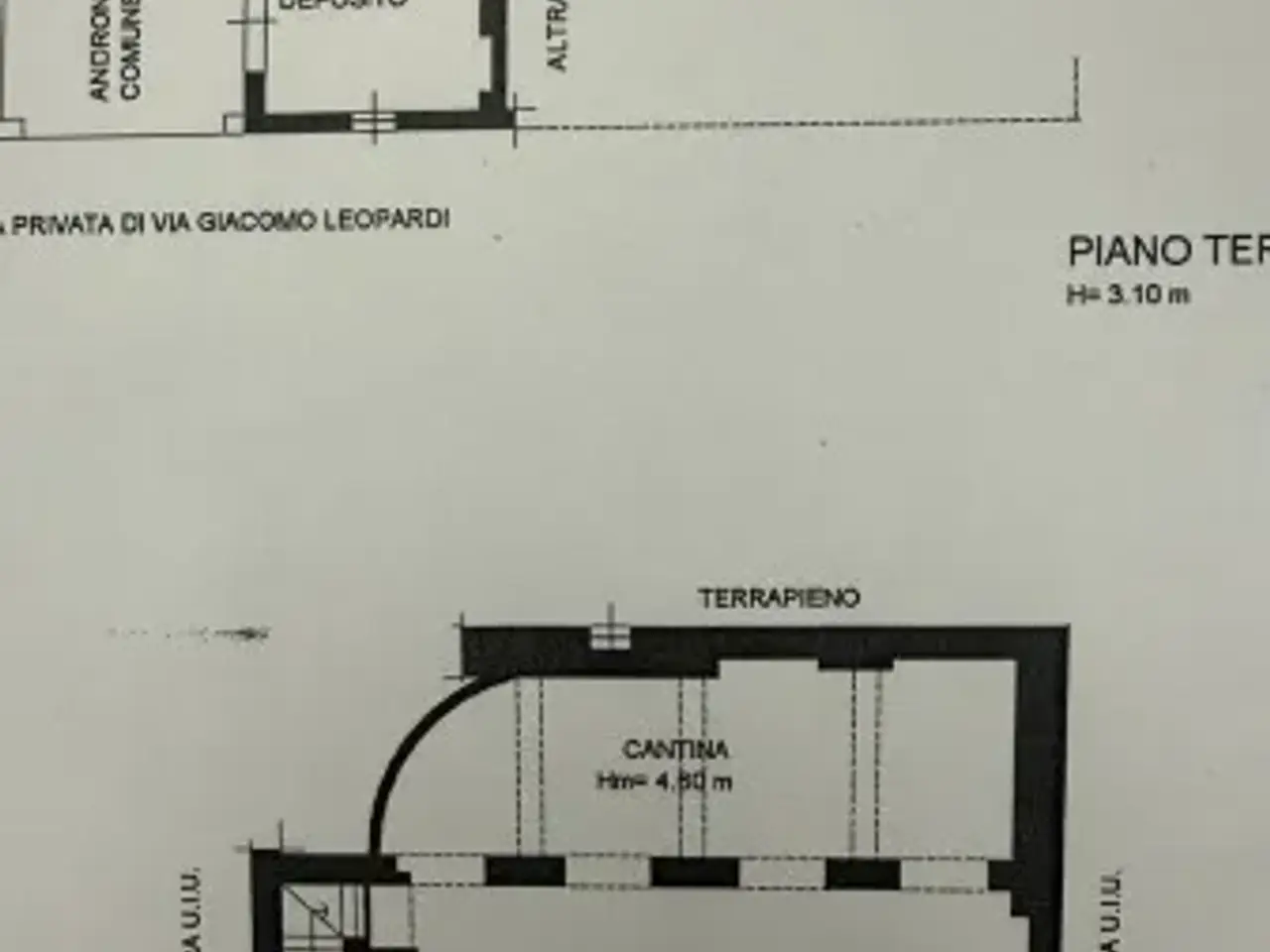 Magazzino in Via Giacomo Leopardi, Alessandria, {3} - Planimetria 1