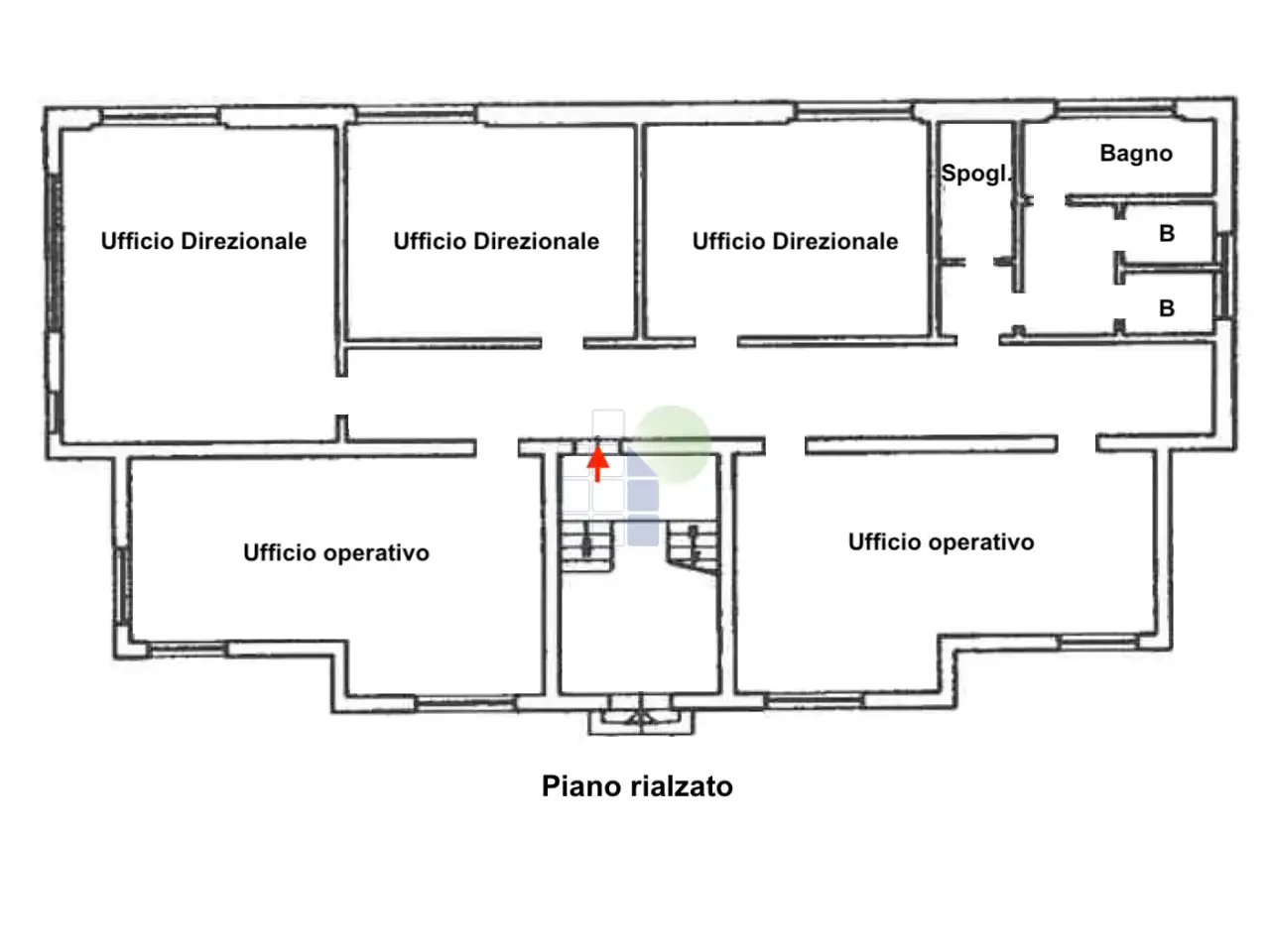 Ufficio in Via l. da Vinci 35, Livorno, {3} - Planimetria 1