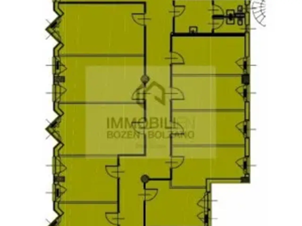 Ufficio in Piazza della Vittoria 15d, Bolzano, {3} - Planimetria 1