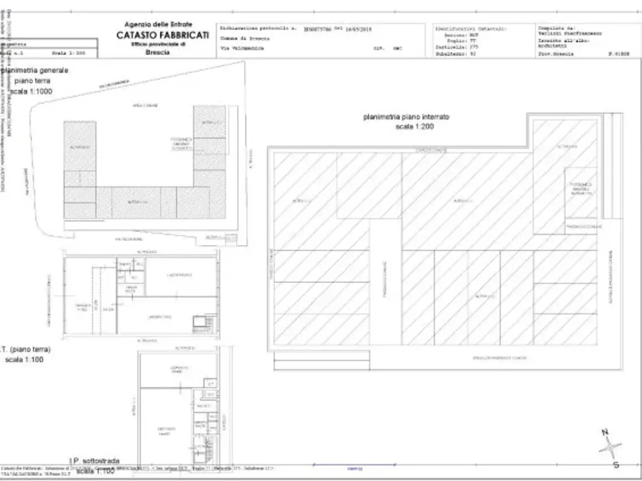 Negozio in Via Val Saviore 78, Brescia, {3} - Planimetria 1