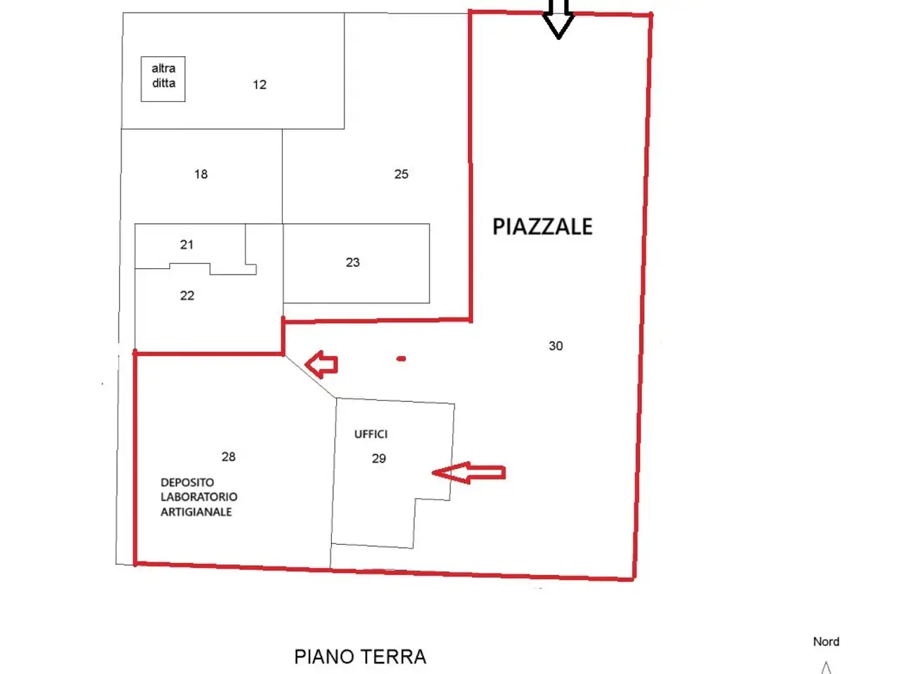 Capannone in Via Desman, Borgoricco, {3} - Planimetria 1