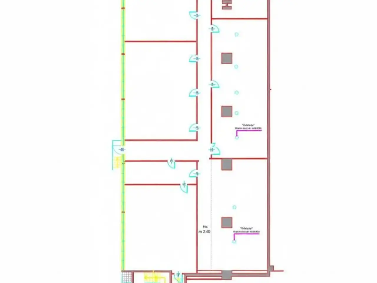 Ufficio in Via Fantoli 7, Milano, {3} - Planimetria 1