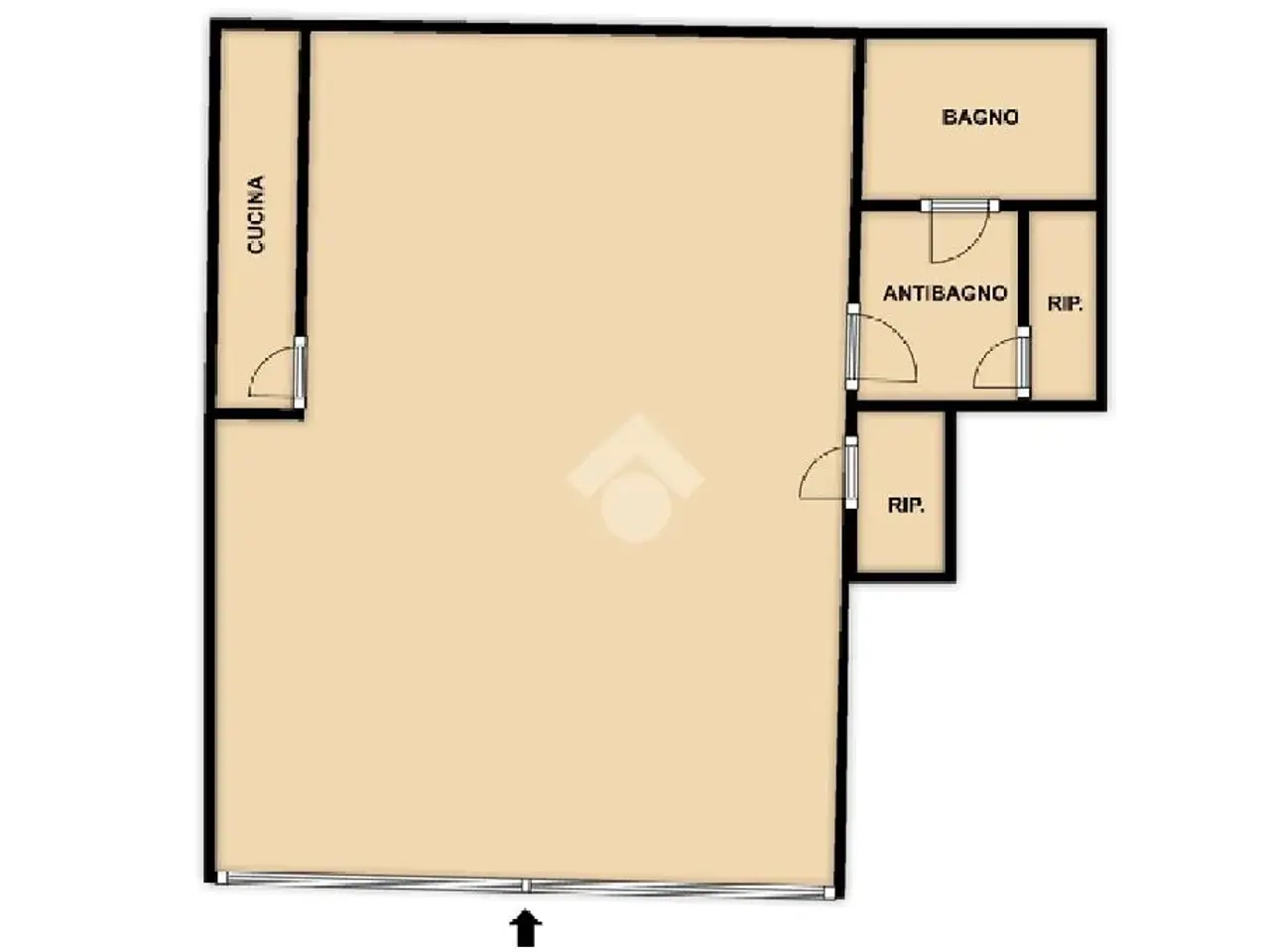 Negozio in Via Via Aurelia 186, Vado Ligure, {3} - Planimetria 1