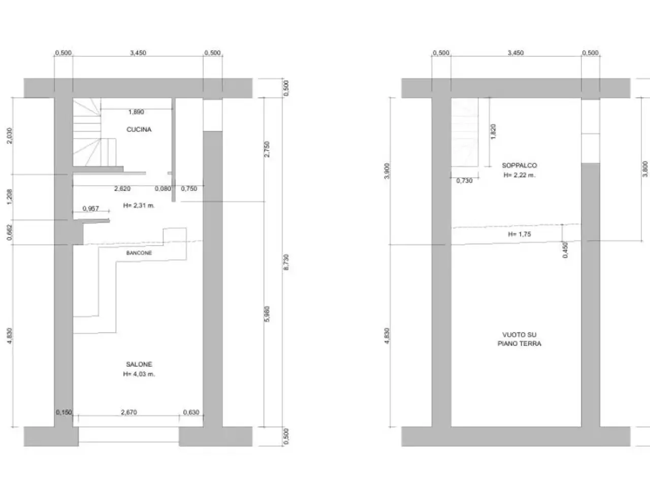 Negozio in Via IV Novembre, Brescia, {3} - Planimetria 1