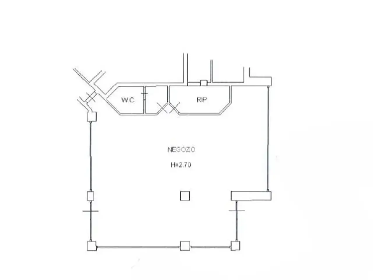 Negozio in Viale Venezia 290, Brescia, {3} - Planimetria 1