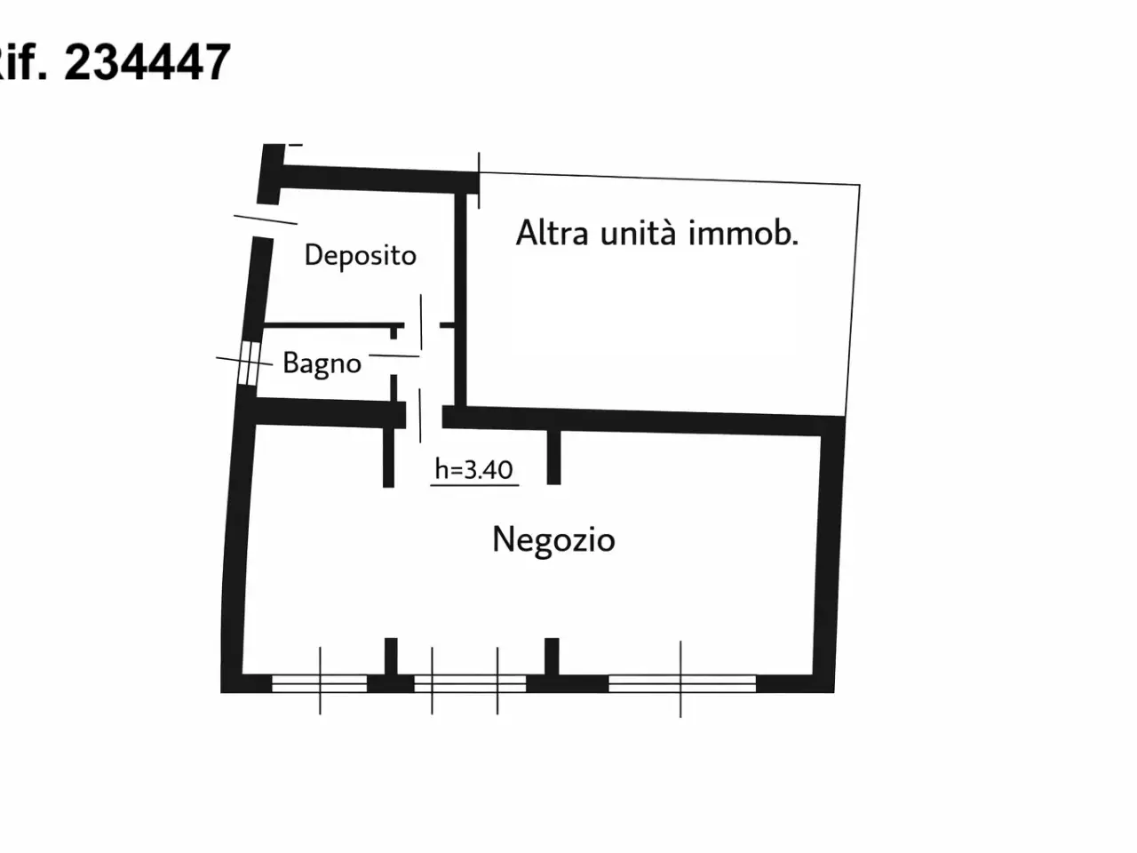 Locale commerciale in , Spilimbergo, {3} - Planimetria 1