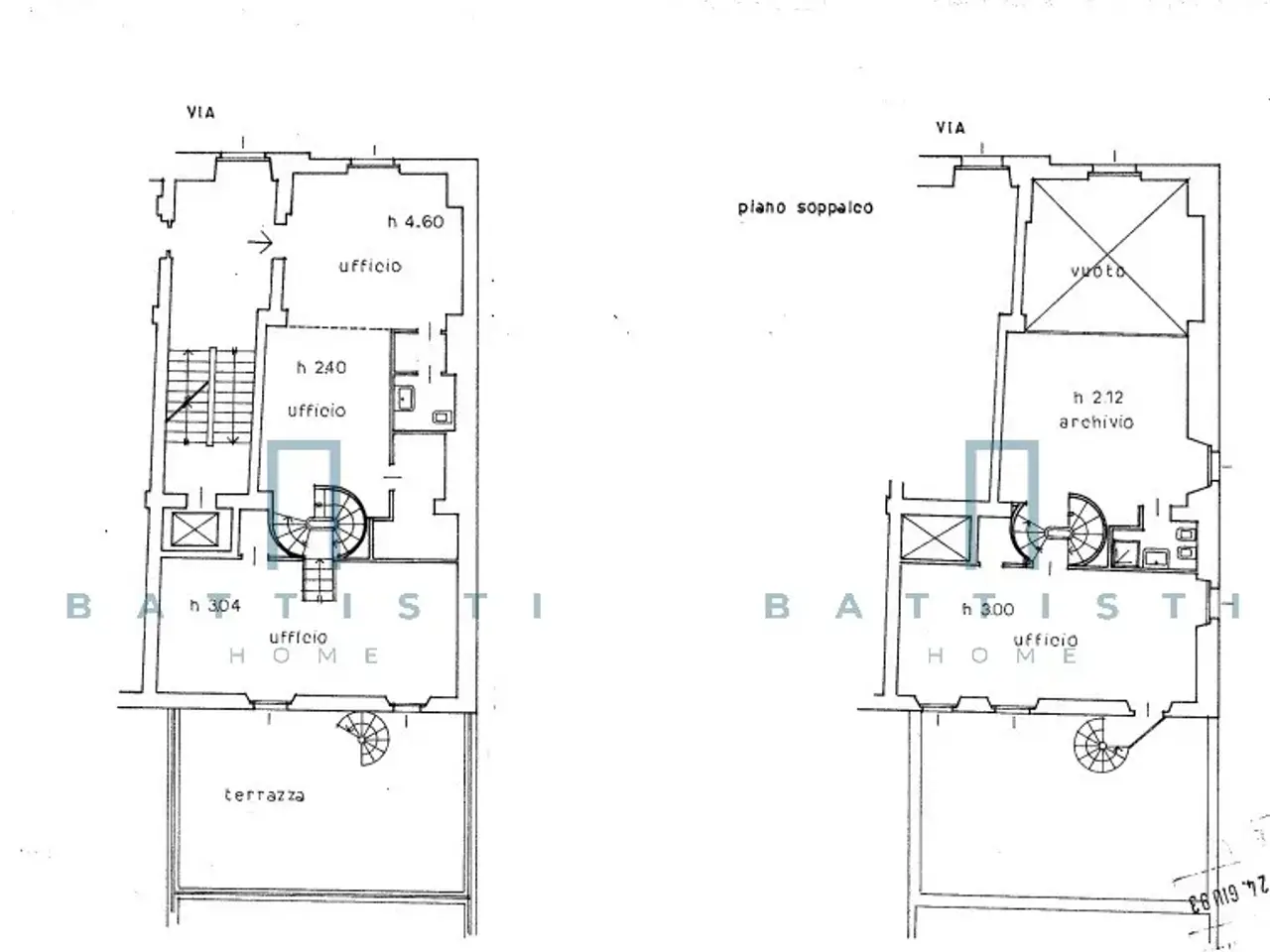 Ufficio in Via di San Giacomo, Roma, {3} - Planimetria 1