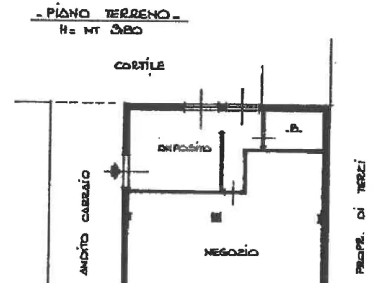 Negozio in Via a. Murri 6, Lissone, {3} - Planimetria 1