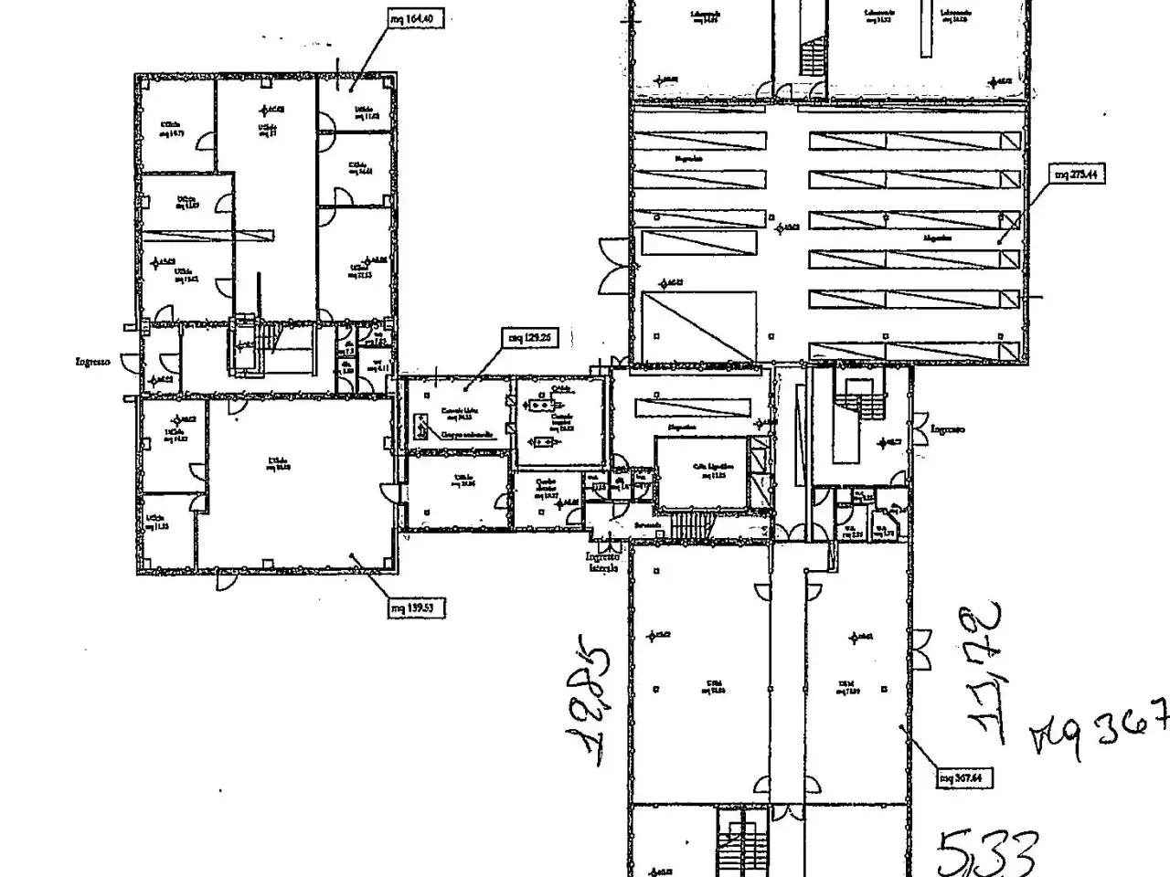 Palazzina commerciale in Via Chiantigiana 42, Bagno A Ripoli, {3} - Planimetria 1