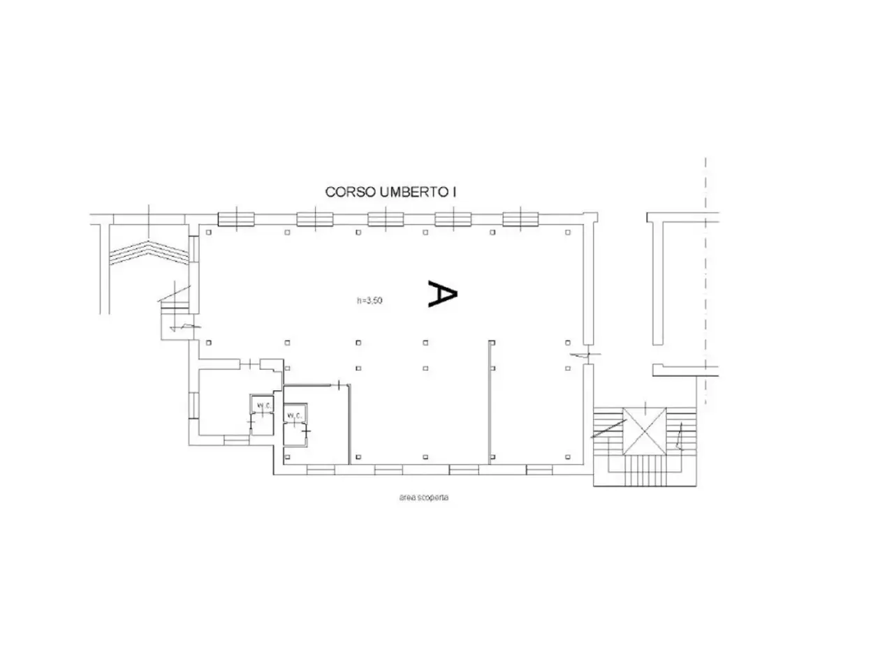 Negozio in Corso Umberto I, N. Snc, Alvignano, {3} - Planimetria 1