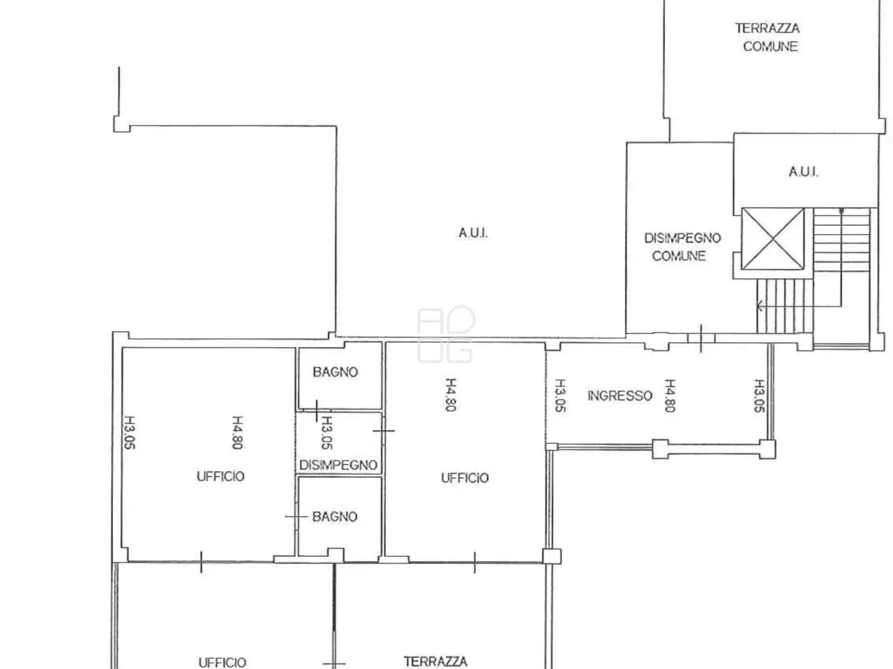 Ufficio in Via Caduti dei Lagher, Desenzano Del Garda, {3} - Planimetria 1