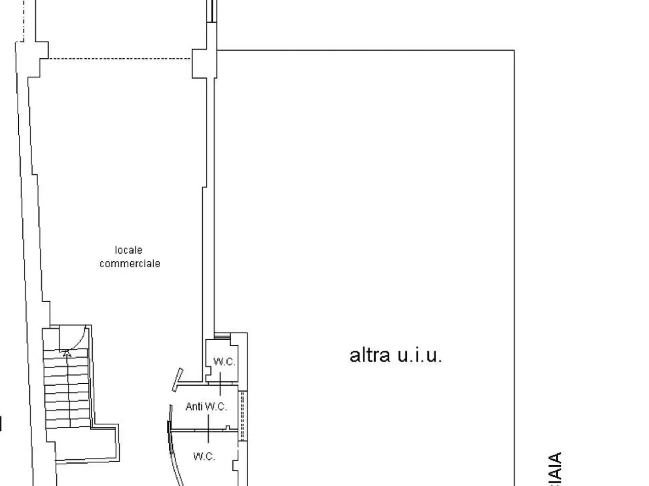 Negozio in Corso Benedetto Croce 54, Bari, {3} - Planimetria 1