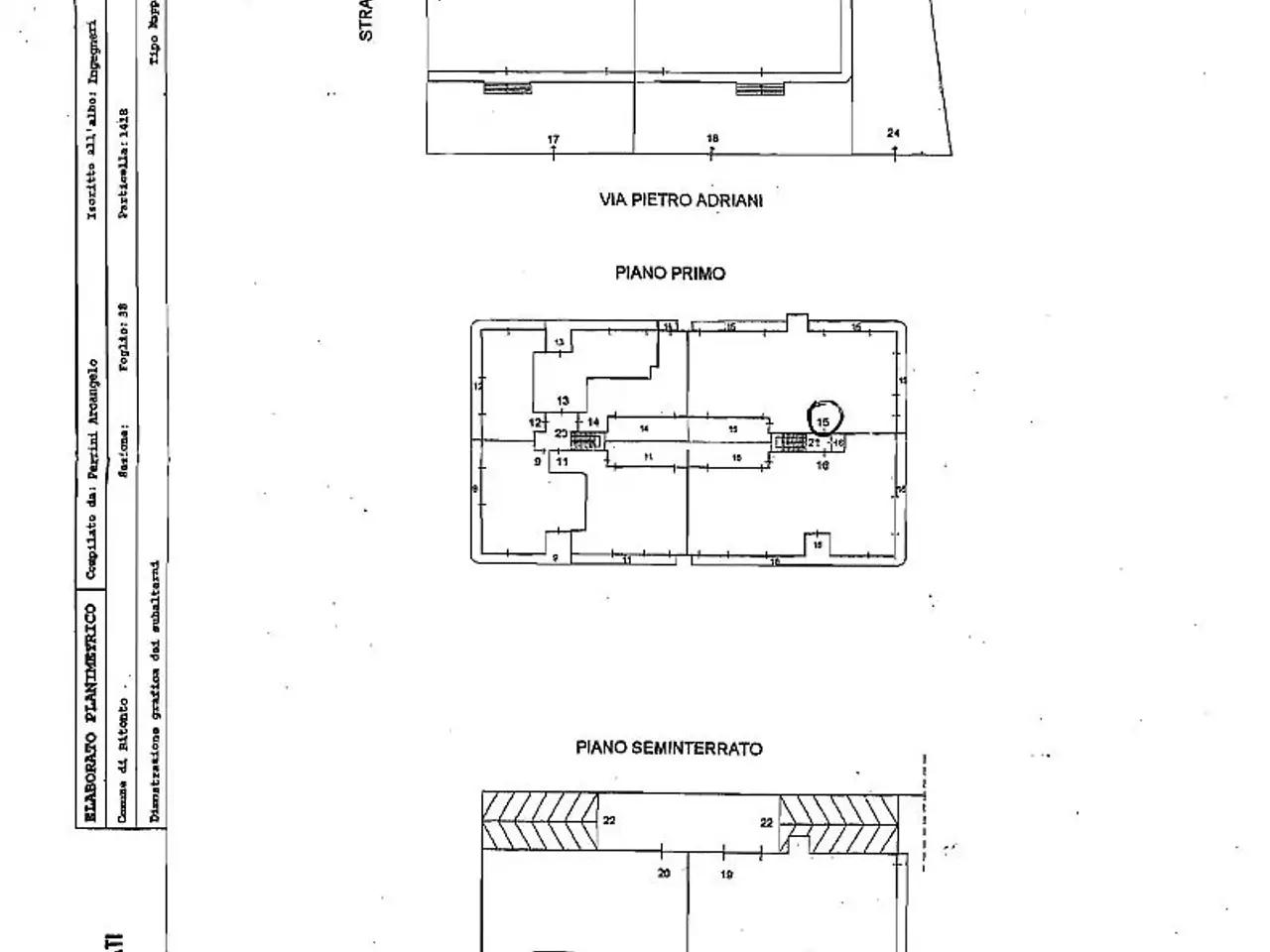 Ufficio in Via Adriani 5 5, Bitonto, {3} - Planimetria 1