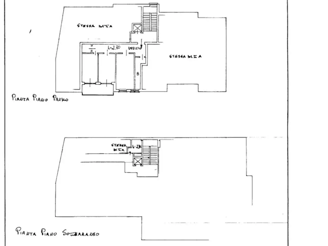 Ufficio in Corso Massimo d'Azeglio 45, Ivrea, {3} - Planimetria 1