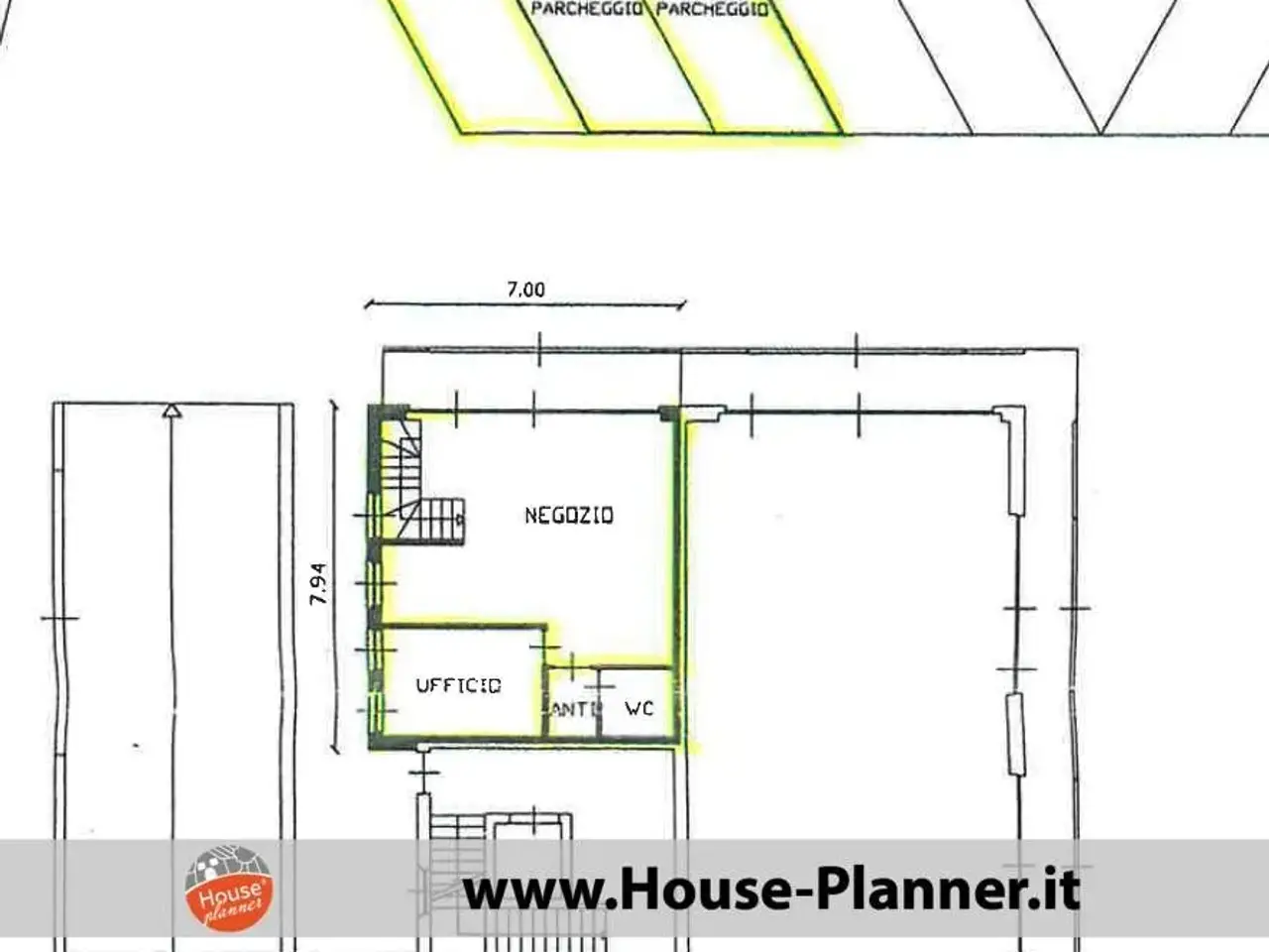 Negozio in Viale Dante 105, Pergine Valsugana, {3} - Planimetria 1
