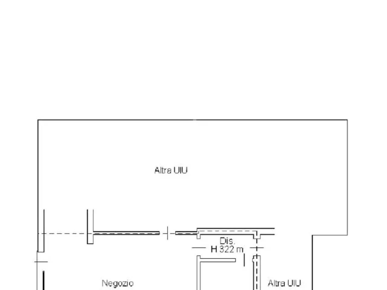 Palazzina commerciale in Via Nazionale 331, Mira, {3} - Planimetria 1