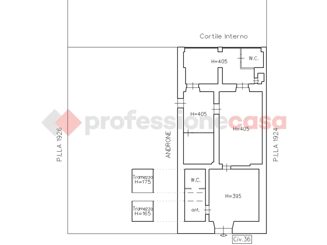 Magazzino in Via Mazzini 36, Taranto, {3} - Planimetria 1