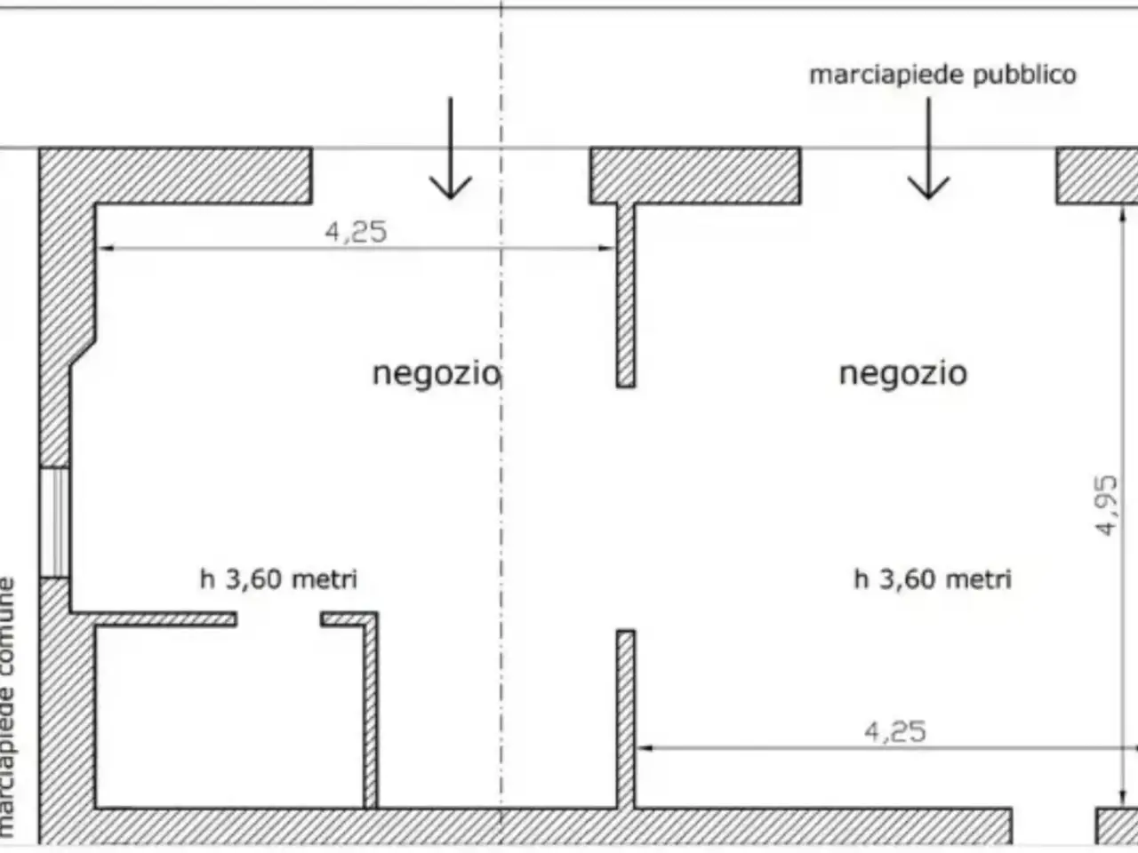 Negozio in Via Giacomo Matteotti, Scarlino - Planimetria 1