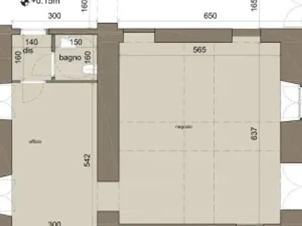 Negozio in Piazza Savoia 7, Torino, {3} - Planimetria 1