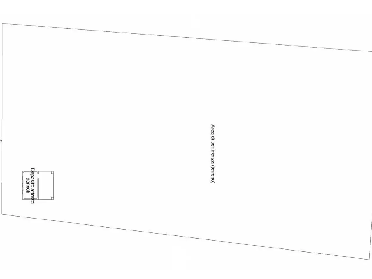 Magazzino in Strada Vicinale Spararolo, Rondissone, {3} - Planimetria 1
