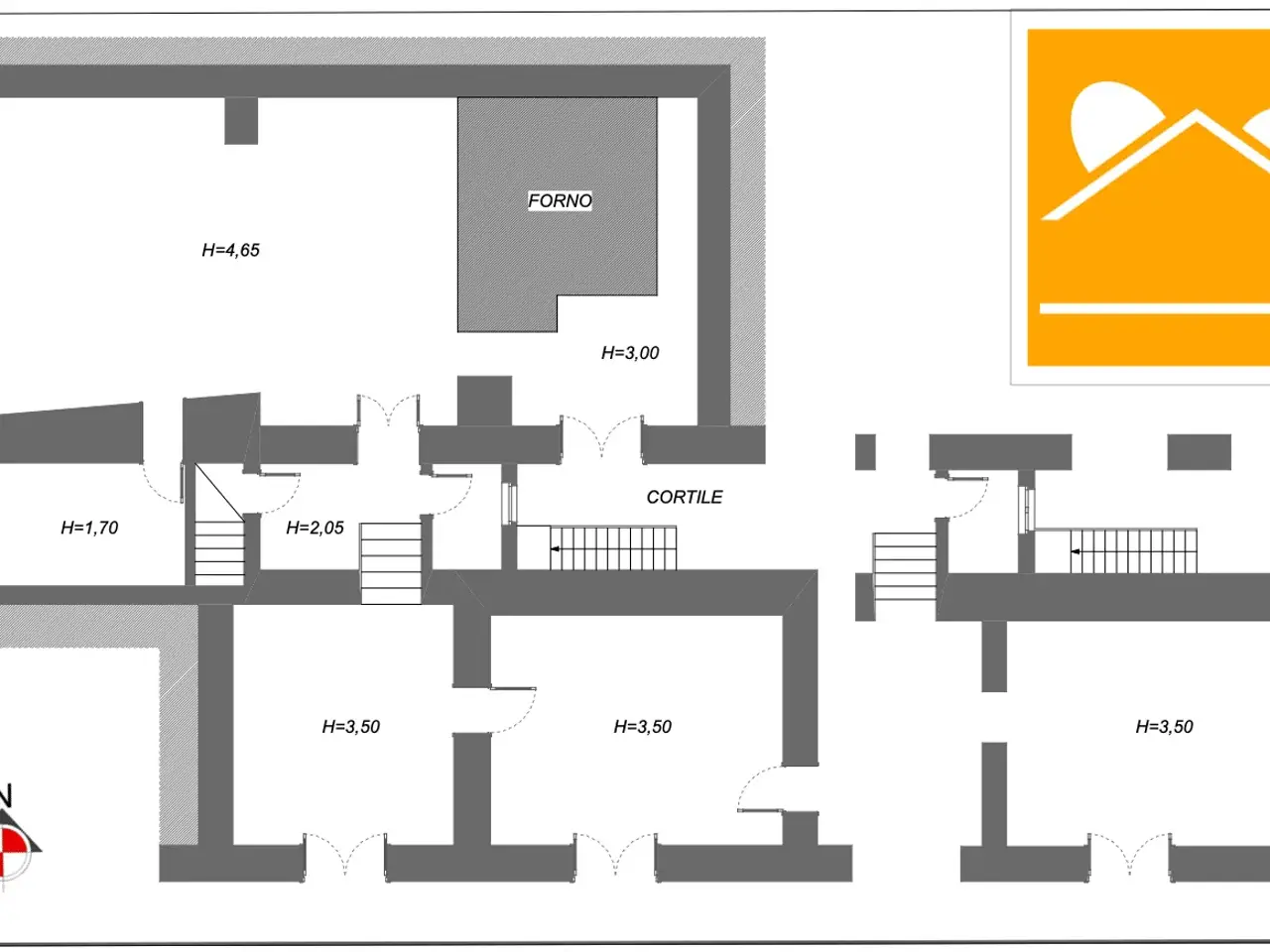 Negozio in Via Vittorio Emanuele II 404, Catania, {3} - Planimetria 1
