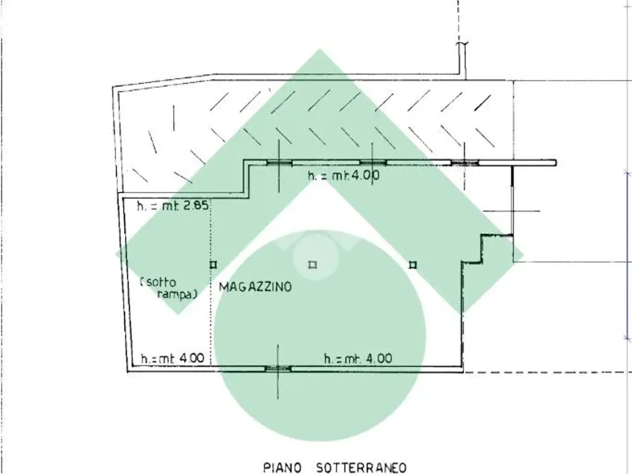 Magazzino in Corso Lancieri di Aosta 2, Aosta, {3} - Planimetria 1
