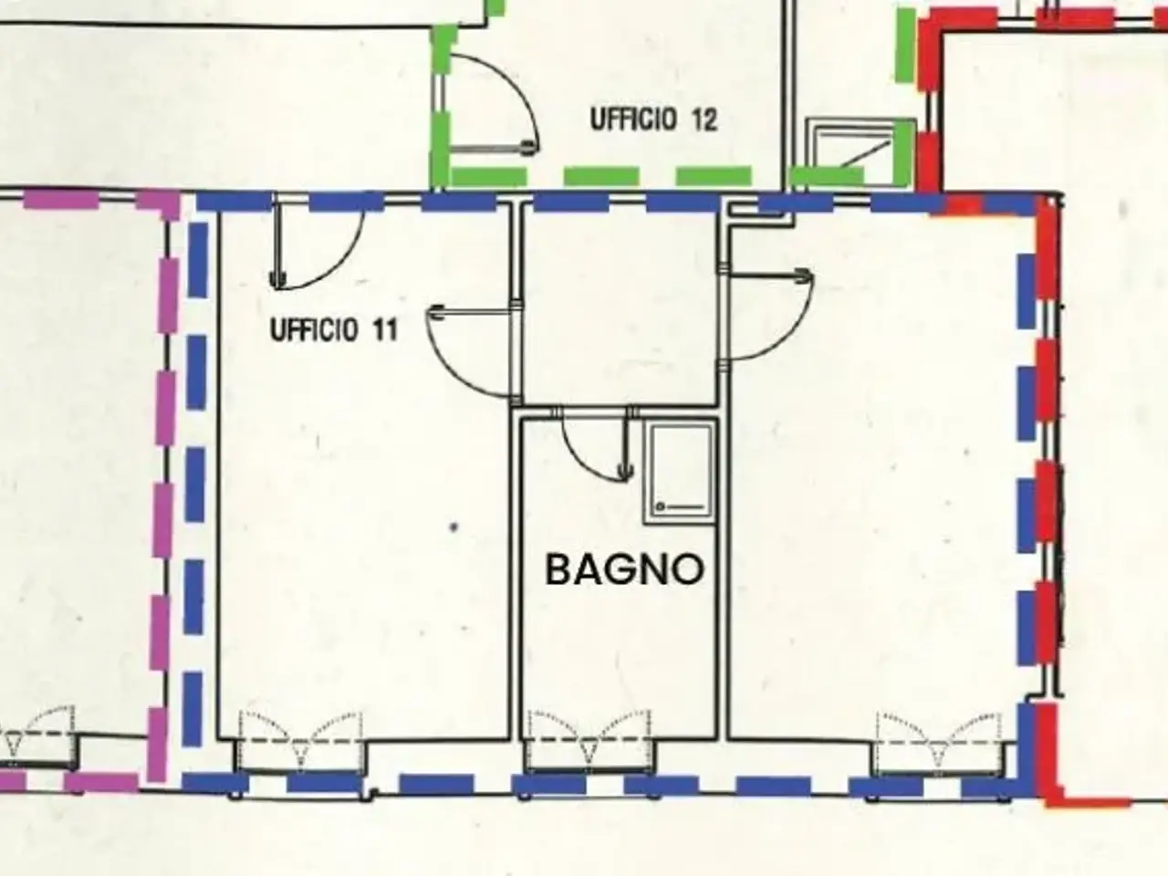 Ufficio in Corso Federico II 72, L'Aquila, {3} - Planimetria 1