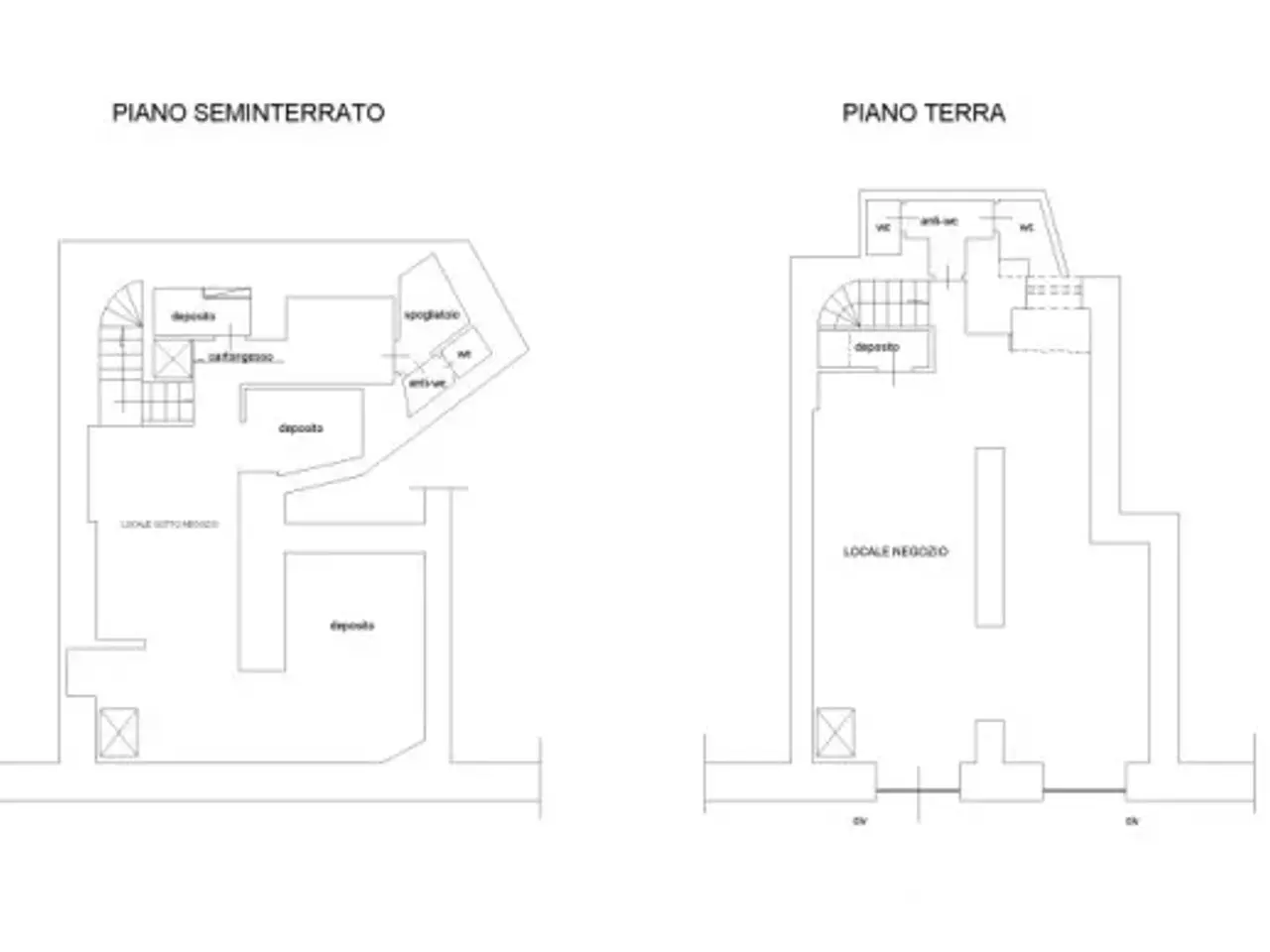 Negozio in Piazza Sidney Sonnino, Roma, {3} - Planimetria 1