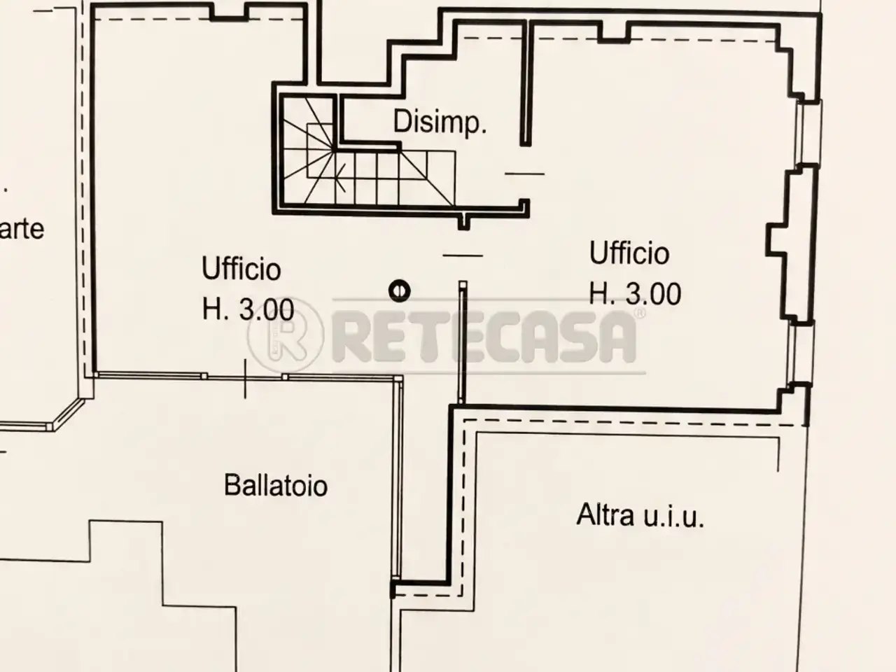 Ufficio in Via Mazzini, Crema, {3} - Planimetria 1