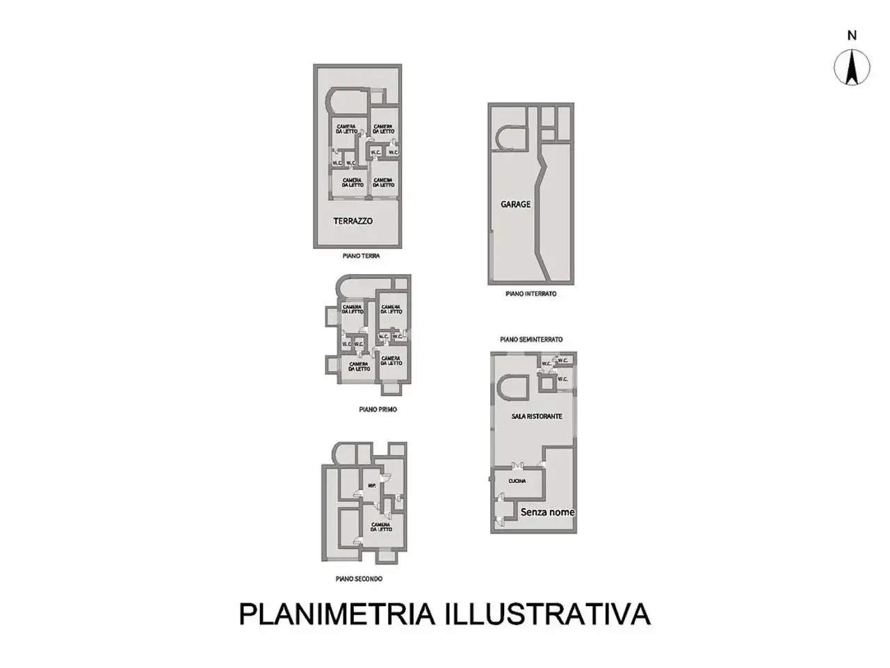 Albergo in Via Sant Agnese 4, San Giovanni Rotondo, {3} - Planimetria 1