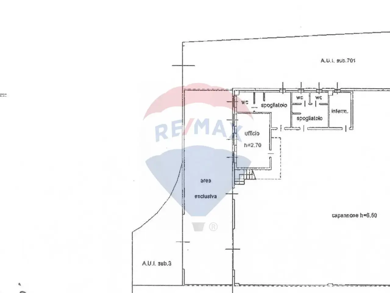 Capannone in Via Re di Puglia 140, Fara Gera D'Adda, {3} - Planimetria 1