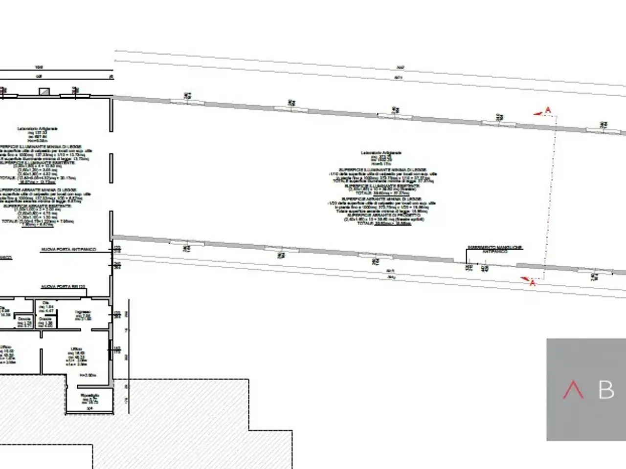 Laboratorio in , San Giorgio In Bosco, {3} - Planimetria 1