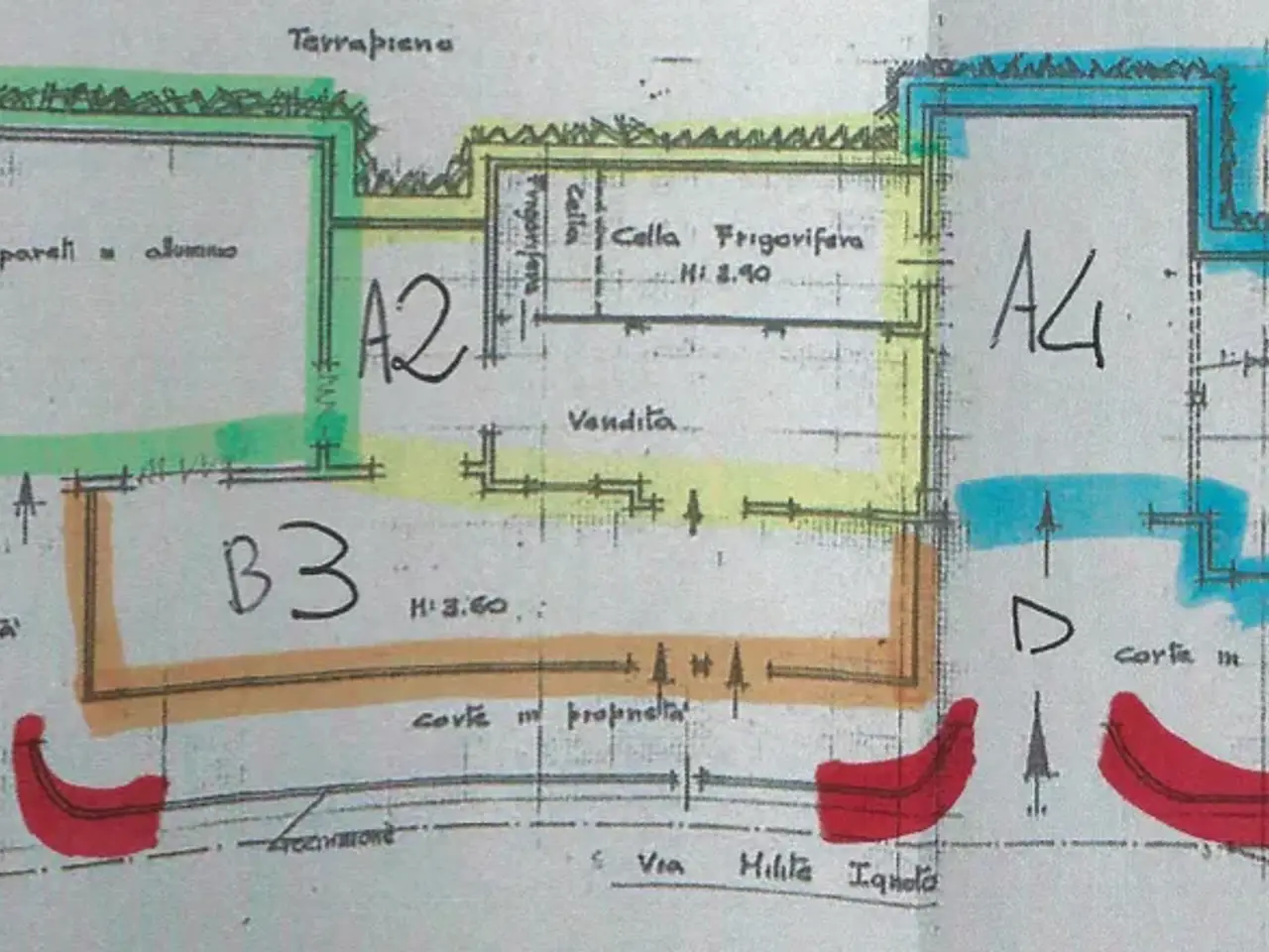 Capannone in , Montoggio, {3} - Planimetria 1