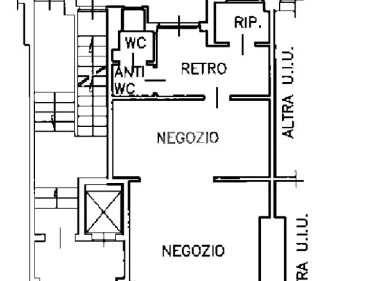 Negozio in Viale a Gramsci 89, Grugliasco, {3} - Planimetria 1