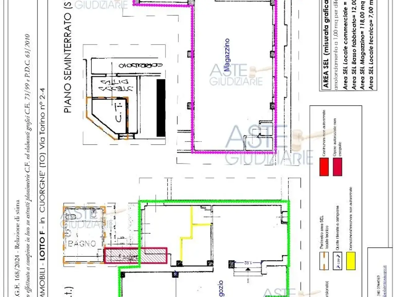 Negozio in Via Torino, 2-4, 10082 Cuorgnè To, Italia 2, Cuorgne', {3} - Planimetria 1
