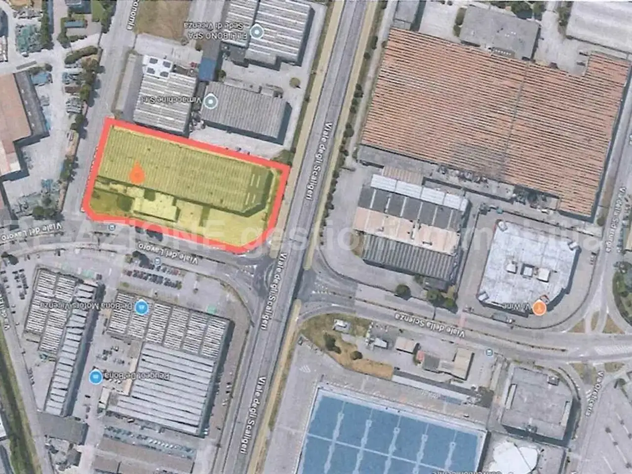 Capannone in Viale del Lavoro, Vicenza, {3} - Planimetria 1