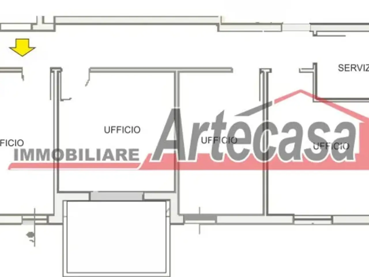 Ufficio in Via Alberto Pansa, Reggio Emilia, {3} - Planimetria 1