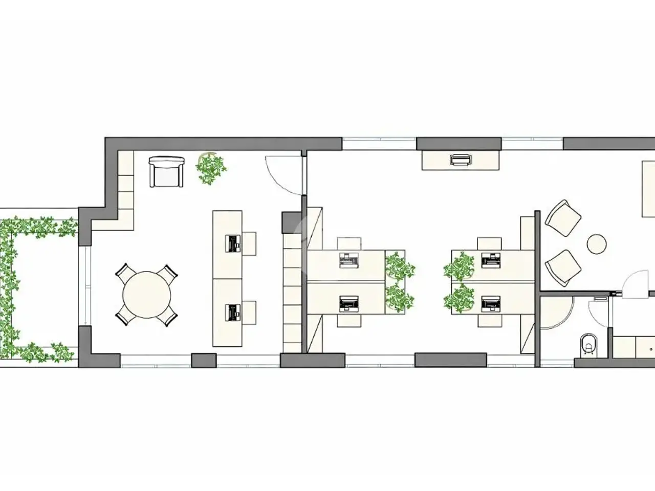 Ufficio in Via Torino 49, Milano, {3} - Planimetria 1