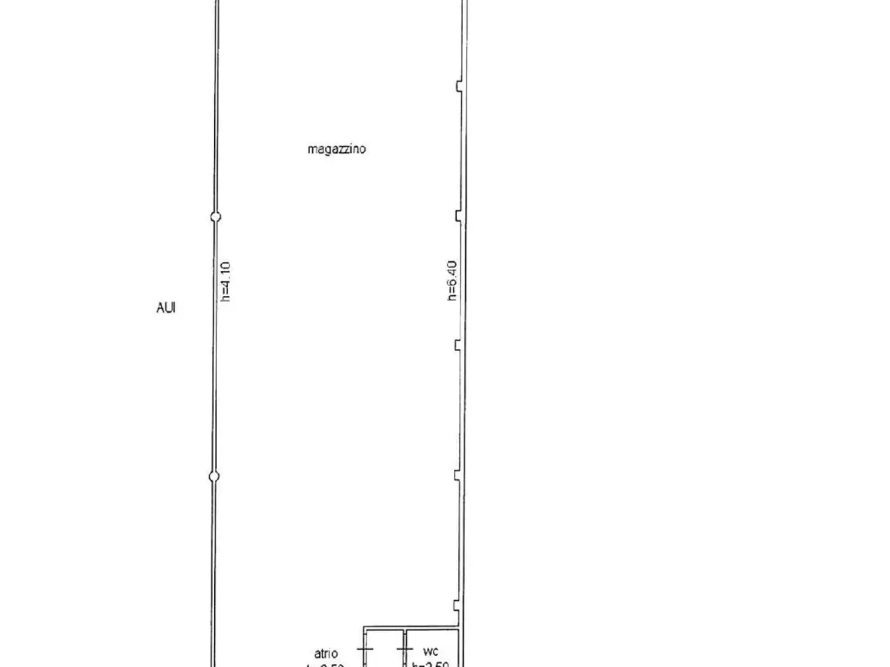 Capannone in , Brugherio, {3} - Planimetria 1
