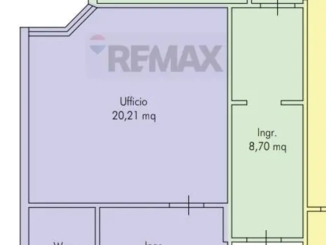 Ufficio in Via degli Orti 4, Palermo, {3} - Planimetria 1