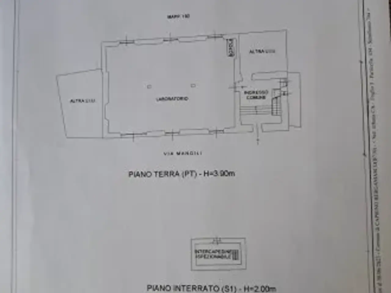 Negozio in Via Mangili 1, Caprino Bergamasco, {3} - Planimetria 1