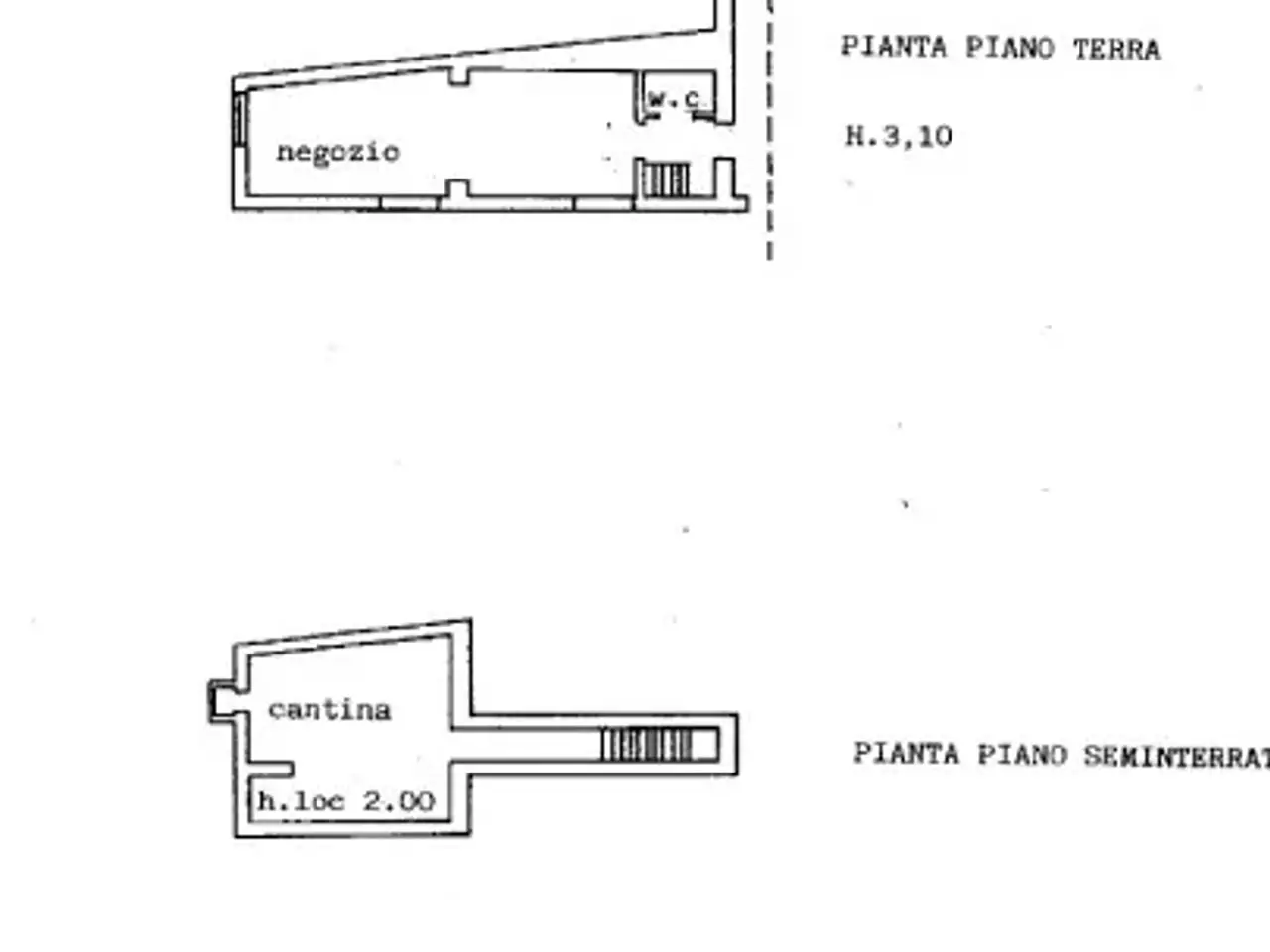Negozio in Borgo Giacomo Tommasini, Parma, {3} - Planimetria 1