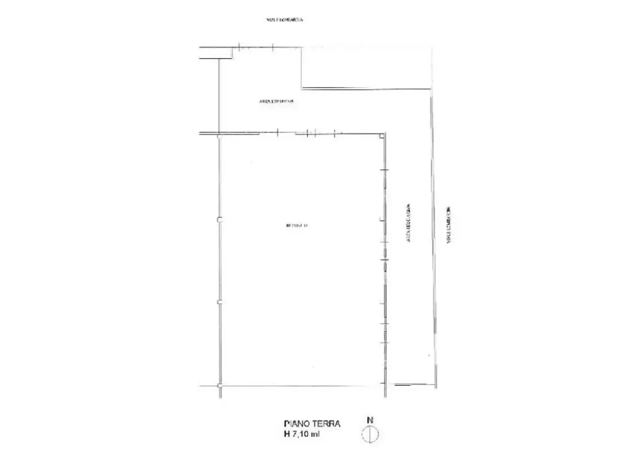 Capannone in Via Leonardo da Vinci, Barbata, {3} - Planimetria 1