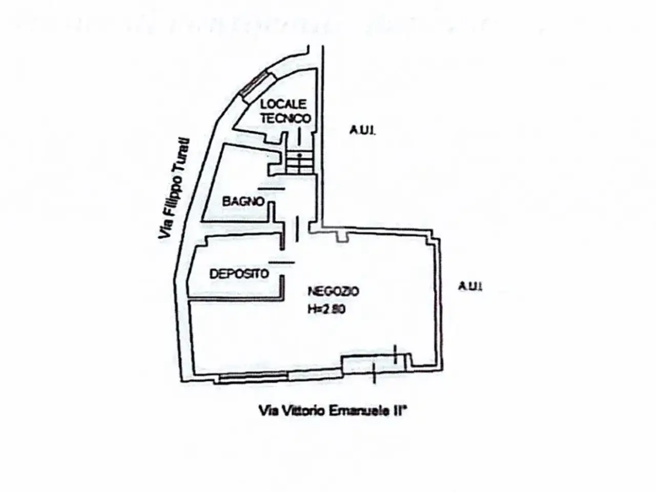 Negozio in Via Vittorio Emanuele II 5, Manerba Del Garda, {3} - Planimetria 1
