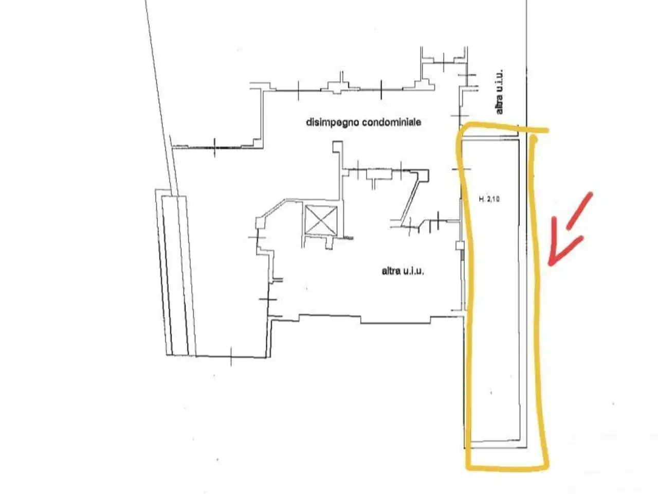 Magazzino in Via Aurelia, Loano, {3} - Planimetria 1